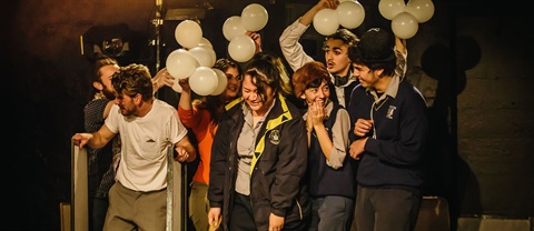 a group of students